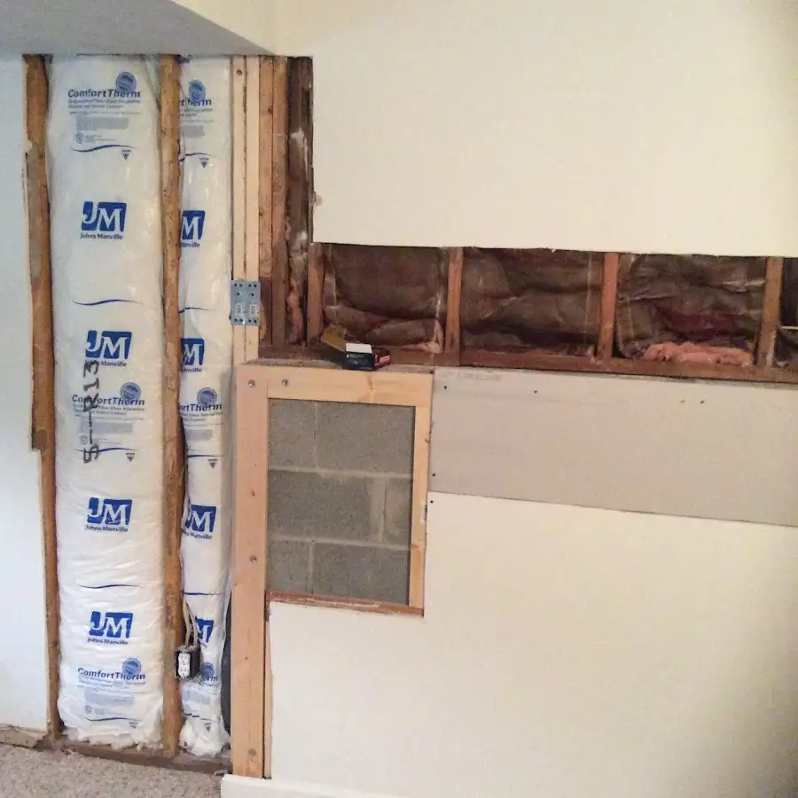 Wall insulation replacement during Odor Removal & Deodorization in Tarboro